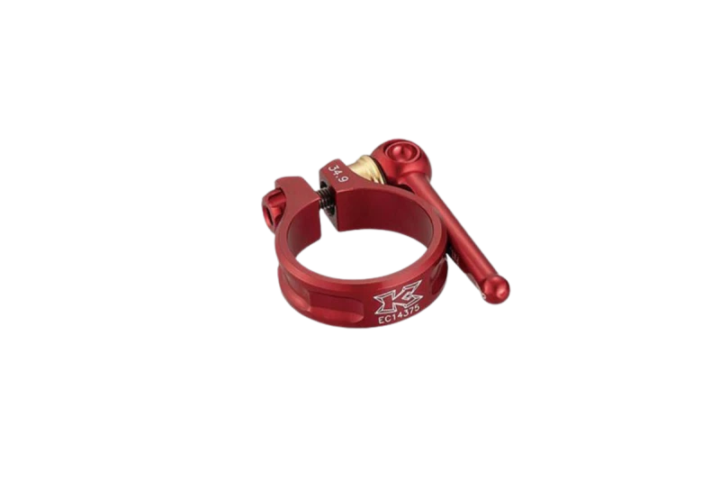 KCNC MTB QR SC10 Titan Sattelklemme, Schnellspanner rot